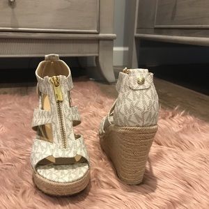 Michael Kors Damita platform wedge sandals